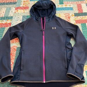 Navy under armour jacket medium